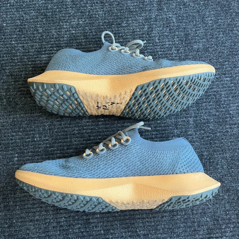Allbirds Tree Dasher 2 Running Shoes Mens 12 Blue Grey Sustainable Sneakers